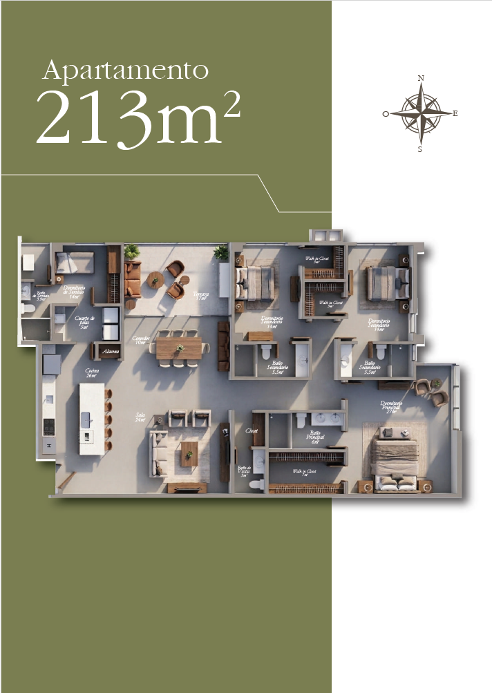 Apto.213m2